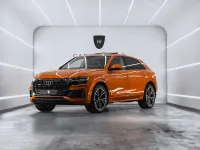 Usado Audi Q8 340 CV (250 kW) 2020 Naranja SUV