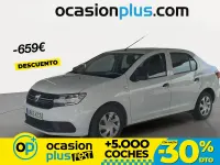 Usado Dacia Logan Ambiance 75 CV (55 kW) 2017 Blanco Berlina