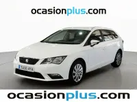 Usado Seat Leon ST Style 105 CV (77 kW) 2014 Blanco Familiar