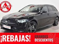 Usado Mercedes C300 AMG line 324 CV (238 kW) 2022 Negro Familiar