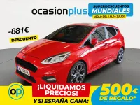 Usado Ford Fiesta ST-Line 120 CV (88 kW) 2017 Rojo Utilitario