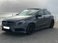 Usado Mercedes A200 AMG line 136 CV (100 kW) 2014 Gris / plata Berlina