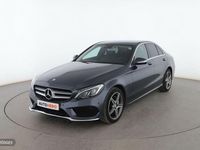 Usado Mercedes C200 AMG line 171 CV (125 kW) 2014 Gris Berlina