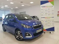 Usado Peugeot 108 Allure 72 CV (52 kW) 2021 Azul Utilitario