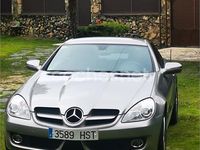 Usado Mercedes SLK200 184 CV (135 kW) 2008 Gris / plata Descapotable
