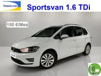 Usado VW Golf Sportsvan Advance 110 CV (80 kW) 2016 Blanco Monovolumen