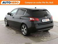 Usado Peugeot 308 Allure 125 CV (91 kW) 2014 Negro Utilitario