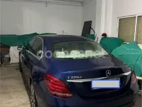 Usado Mercedes C200 Exclusive 136 CV (100 kW) 2016 Azul Berlina