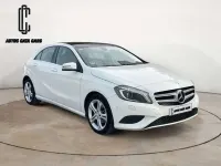 Usado Mercedes A180 AMG line 109 CV (80 kW) 2014 Blanco Utilitario