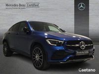 Usado Mercedes GLC220 AMG line 194 CV (142 kW) 2023 Azul espectra Coupe