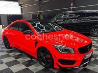 Usado Mercedes CLA220 AMG line 170 CV (125 kW) 2013 Naranja Berlina
