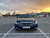 Usado Mercedes E220 Elegance 170 CV (125 kW) 2009 Azul Berlina