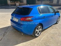 Usado Peugeot 308 GT 130 CV (95 kW) 2021 Azul Berlina