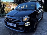 Usado Fiat 500C S 69 CV (50 kW) 2018 Negro Descapotable
