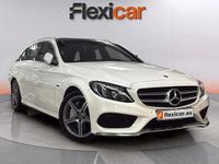 Usado Mercedes C350e 279 CV (205 kW) 2018 Blanco Familiar