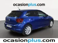 Usado VW Polo Sportline 95 CV (69 kW) 2019 Azul Utilitario