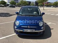 Usado Fiat 500 Lounge 69 CV (50 kW) 2009 Azul Descapotable