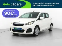 Usado Peugeot 108 Allure 82 CV (60 kW) 2017 Blanco Utilitario