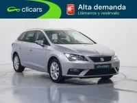 Usado Seat Leon ST Style 150 CV (110 kW) 2019 Plateado Familiar