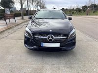 Usado Mercedes A200 AMG line 136 CV (100 kW) 2017 Negro Berlina