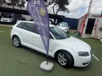Usado Audi A3 Ambiente 140 CV (102 kW) 2008 Blanco Utilitario