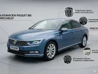 Usado VW Passat Sportline 150 CV (110 kW) 2017 Azul Berlina