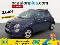 Usado Fiat 500C Dolcevita 71 CV (52 kW) 2022 Azul Descapotable
