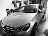 Usado Mercedes E220 Avantgarde 170 CV (125 kW) 2015 Gris / plata Berlina