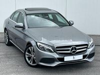 Usado Mercedes C220 Avantgarde 170 CV (125 kW) 2016 Gris / plata Berlina