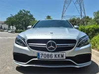 Usado Mercedes C63S AMG 510 CV (375 kW) 2018 Blanco Berlina