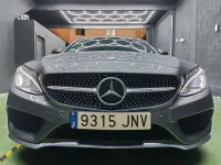 Usado Mercedes C220 AMG line 170 CV (125 kW) 2016 Gris Coupe