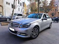 Usado Mercedes C180 Elegance 156 CV (114 kW) 2013 Plateado Berlina