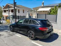 Usado Mercedes C180 Avantgarde 170 CV (125 kW) 2015 Negro Familiar
