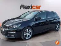 Usado Peugeot 308 GT-line 131 CV (96 kW) 2019 Negro Berlina