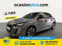 Usado Peugeot 208 Allure 100 CV (73 kW) 2025 Gris Utilitario