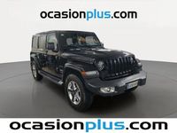 Usado Jeep Wrangler Unlimited Sahara 200 CV (147 kW) 2018 Negro SUV