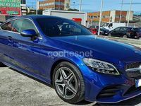 Usado Mercedes C220 194 CV (142 kW) 2019 Azul Coupe