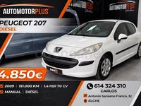 Usado Peugeot 207 70 CV (51 kW) 2009 Blanco Berlina