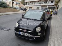Usado Fiat 500 69 CV (50 kW) 2012 Negro Berlina