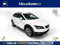 Usado Seat Leon X-Perience 110 CV (80 kW) 2016 Blanco Familiar