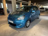 Usado Mitsubishi Space Star Motion 80 CV (58 kW) 2014 Azul Monovolumen