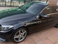 Usado Mercedes C250 AMG line 204 CV (150 kW) 2015 Negro Berlina