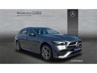Usado Mercedes C300e AMG line 313 CV (230 kW) 2024 Gris selenita Familiar