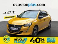 Usado Peugeot 208 Allure 100 CV (73 kW) 2020 Amarillo Utilitario
