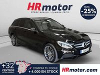 Usado Mercedes C220 170 CV (125 kW) 2014 Negro Familiar