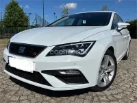 Usado Seat Leon FR 125 CV (91 kW) 2018 Blanco Berlina