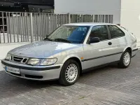Usado Saab 9-3 150 CV (110 kW) 1998 Gris / plata Coupe