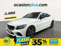 Usado Mercedes C220 194 CV (142 kW) 2021 Blanco Coupe
