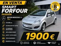 Usado Smart ForFour Passion 75 CV (55 kW) 2004 Gris / plata Utilitario