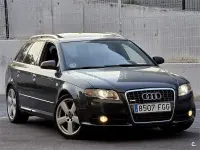 Usado Audi A4 S-Line 170 CV (125 kW) 2007 Negro Familiar